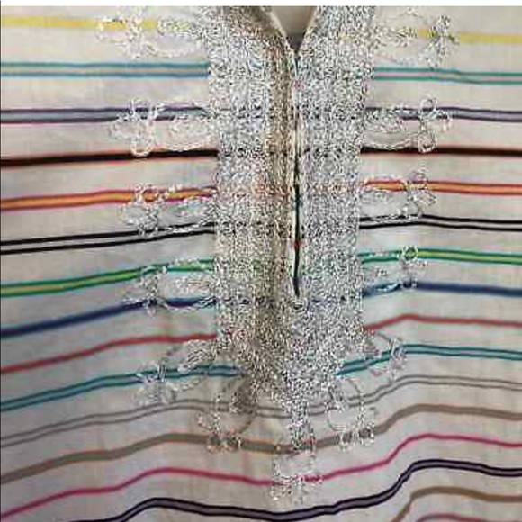 Calypso St. Barth White Rainbow Tunic Small - Picture 2 of 5